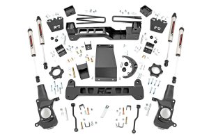 GMC Sierra 2500 HD Suspension Lift Kit - Rough Country - 6 Inch, V2 - '01-'10